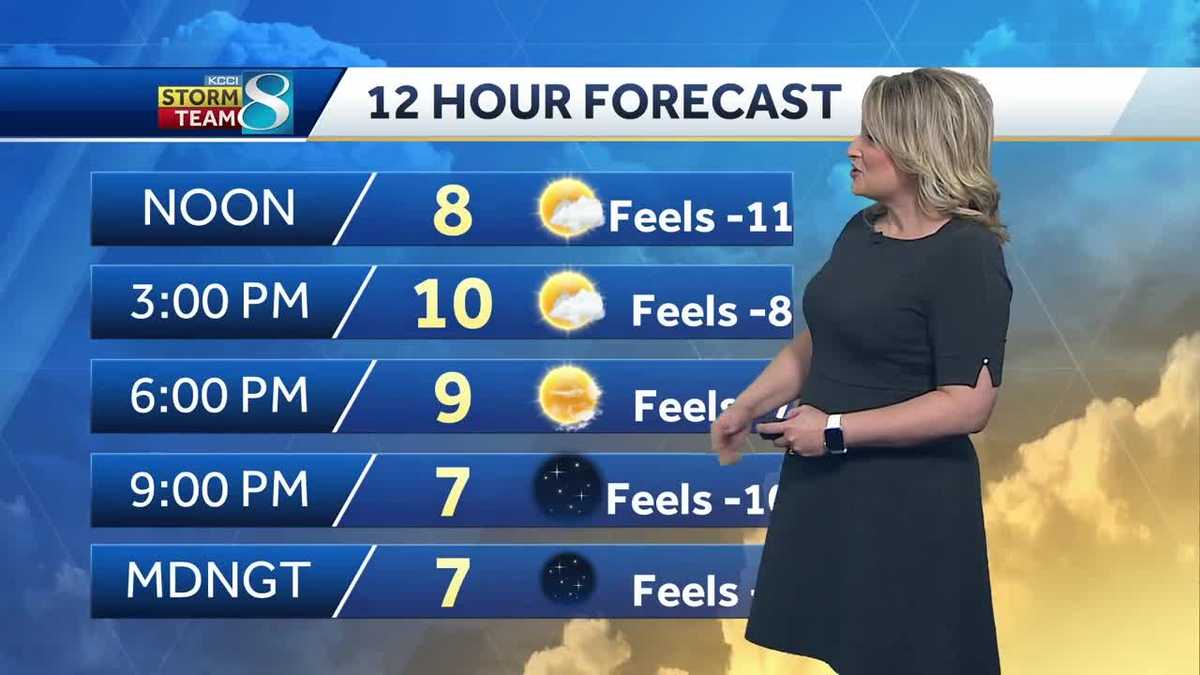 Nearrecord cold for the day, snow chances ahead