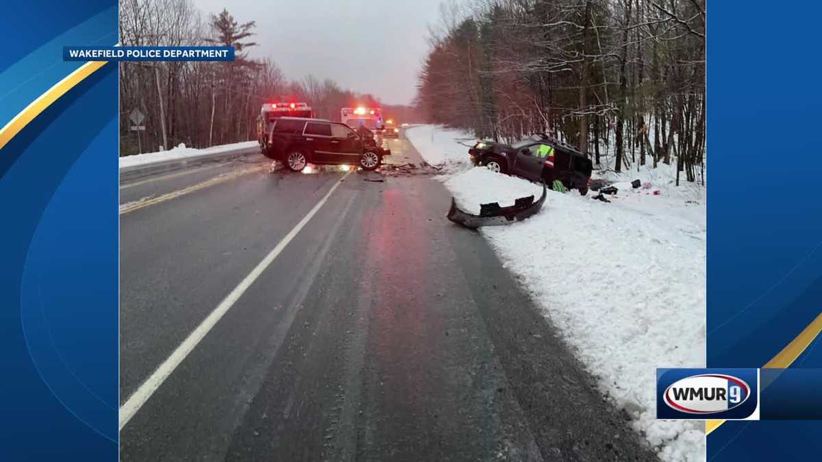 Wakefield, New Hampshire crash 1 dead, 1 injured
