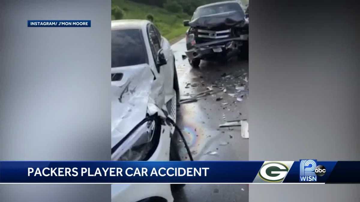 Green Bay Packers receiver cited in crash for driving too fast
