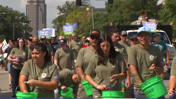 thousands celebrate labor day with parade through des moines