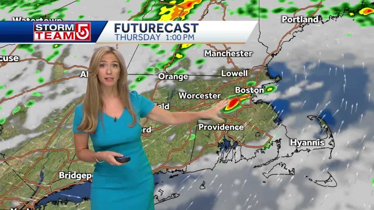 Video: Gusty wind, thunderstorms early Thursday