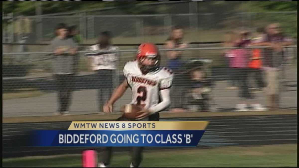 Biddeford will ask to play as Class 'B' football school in 2015