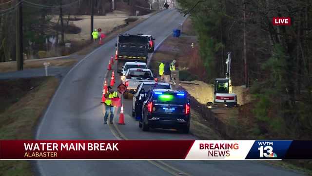 Water main break reported in Alabaster - Vimarsana News