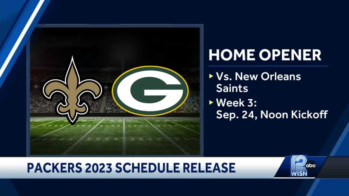 New Orleans Saints release 2023 schedule; kickoff beginning at home