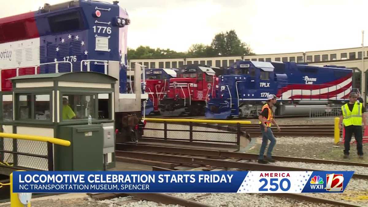 North Carolina museum hosts America 250 locomotive event - WXII