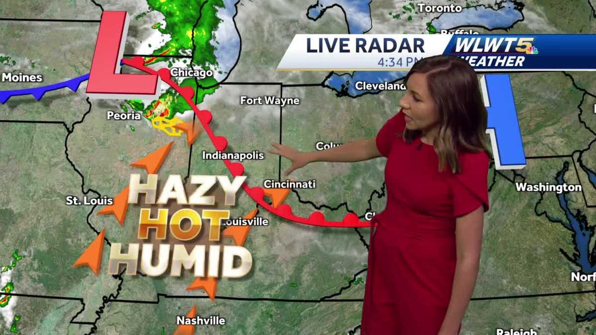 Hot and humid end to the Fourth of July