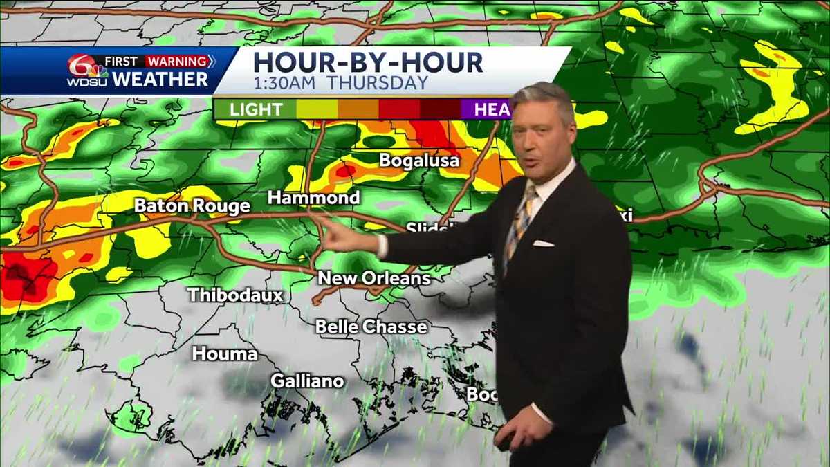 New Orleans weather forecast when will it rain this week how cold - WDSU