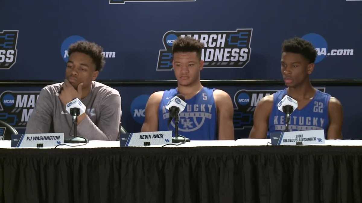 Players, coaches discuss UKDavidson NCAA tourney matchup