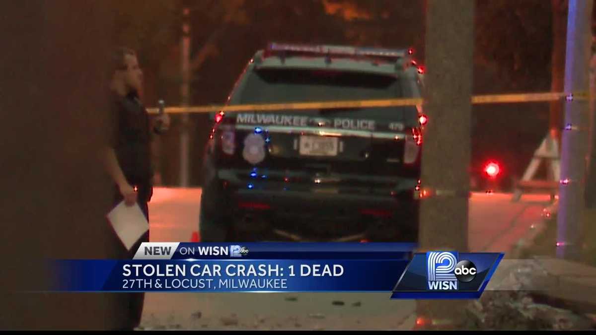 Woman killed after stolen car crashes into light pole