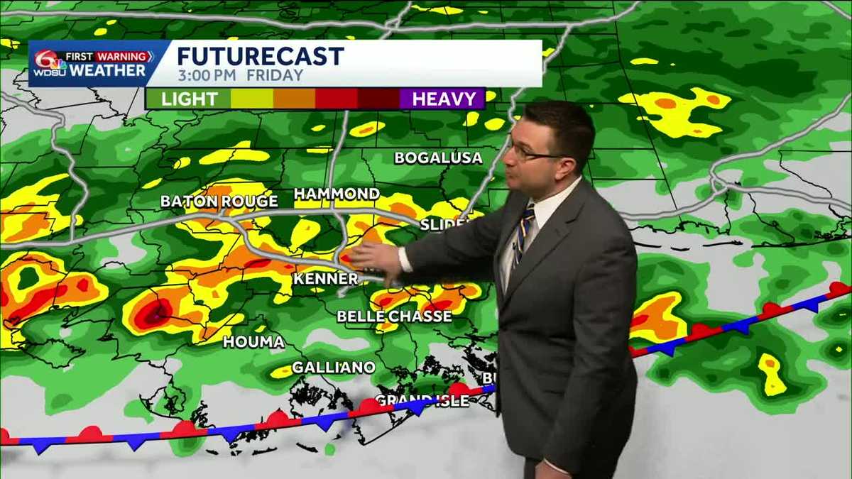 Heavy rain and storms likely this afternoon through the evening