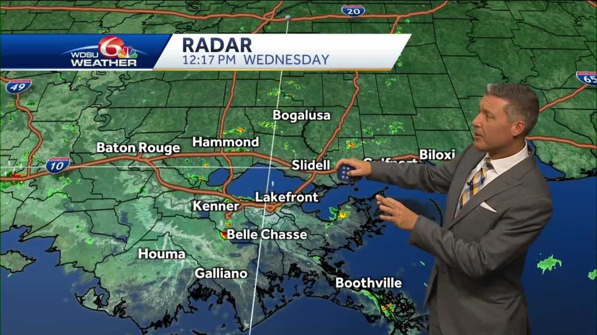 Heat and humidity continues while scattered storms pop up each day