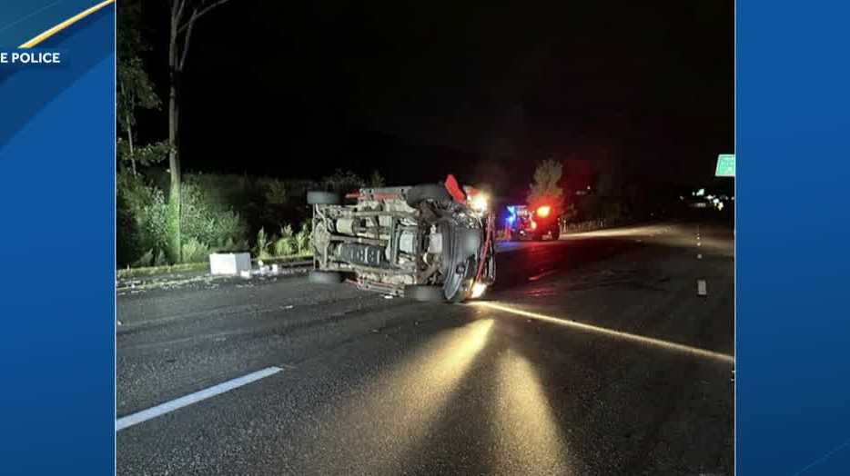 I-93 southbound in Windham reopens after rollover crash involving 3 ...