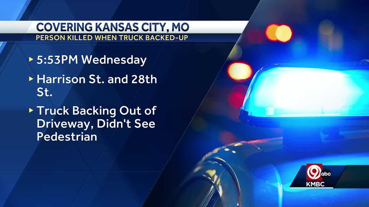 Kansas City woman hit, killed by truck backing out of driveway