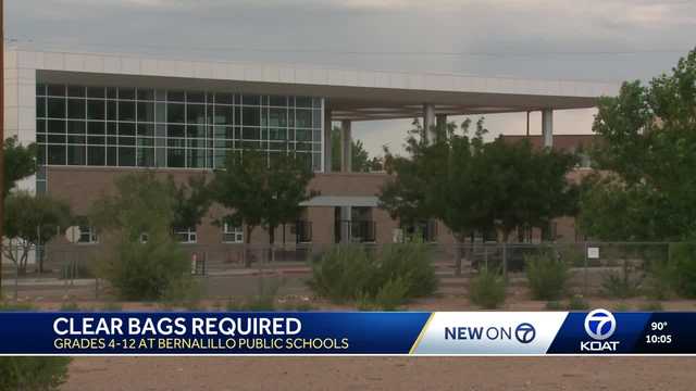 Bernalillo Public Schools introduces new clear backpack policy, aimed at increasing safety