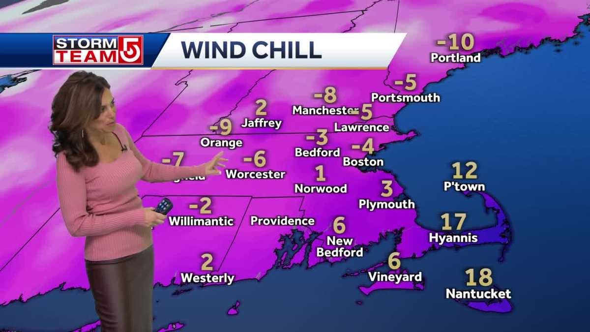 Video: Frigid start with wind chills below zero