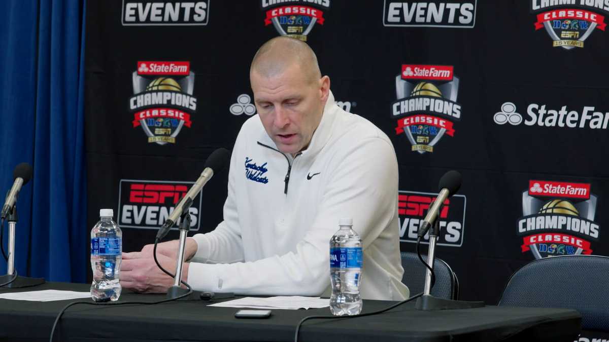 Mark Pope says UK is far from team 'we aspire to be' after Michigan State loss