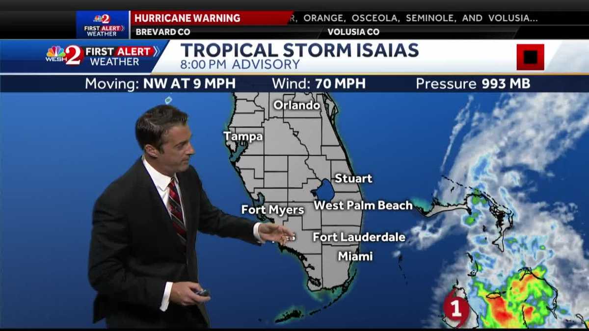 Isaias expected to once again become a hurricane
