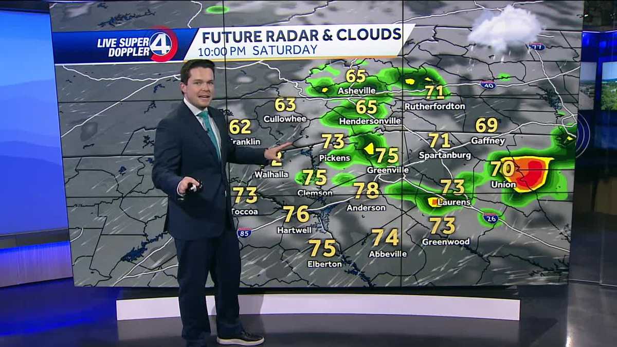Videocast: Showers Arrive This Evening