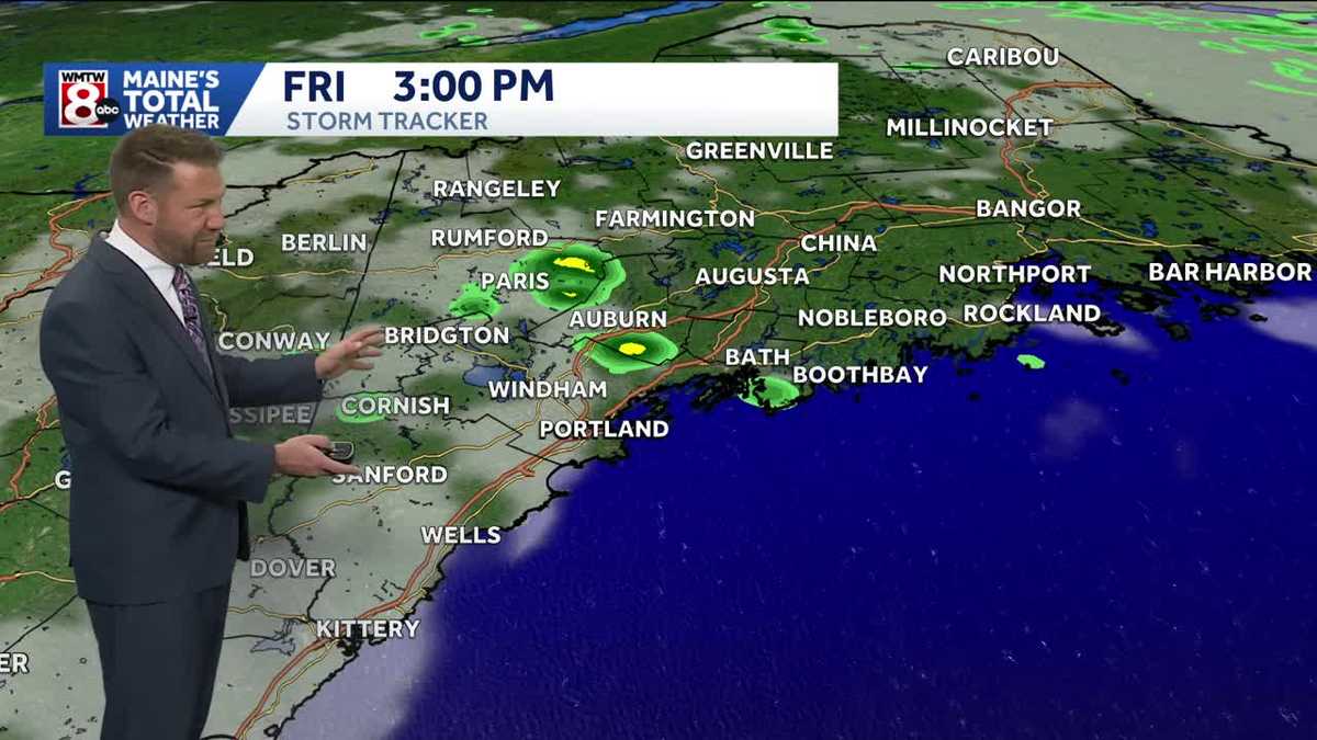A few isolated storms today