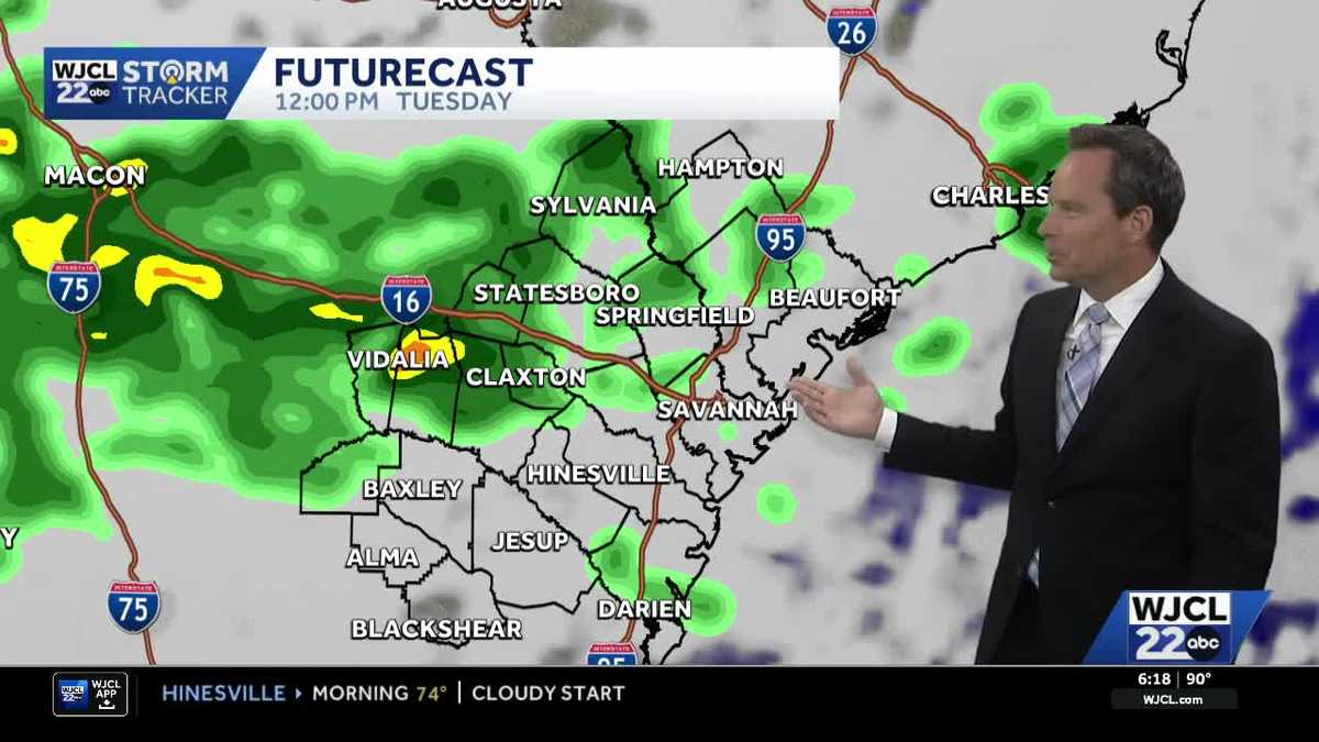A break in the heat as rain chances linger for Southeast Georgia, Lowcountry