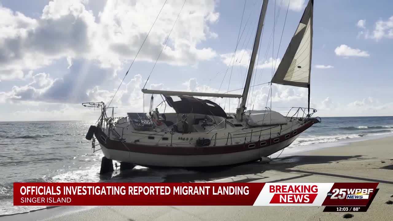 Migrant landing investigated on Singer Island as boat found on Riviera Beach shore