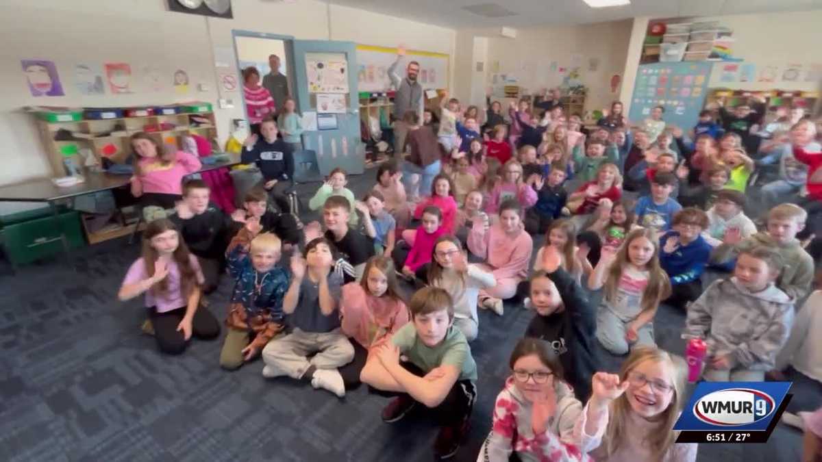 WMUR's Kevin Skarupa visits Hampstead Central School