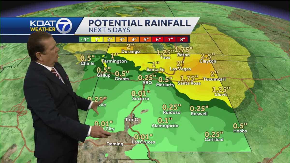 Wind, colder temps and rain ahead for New Mexico