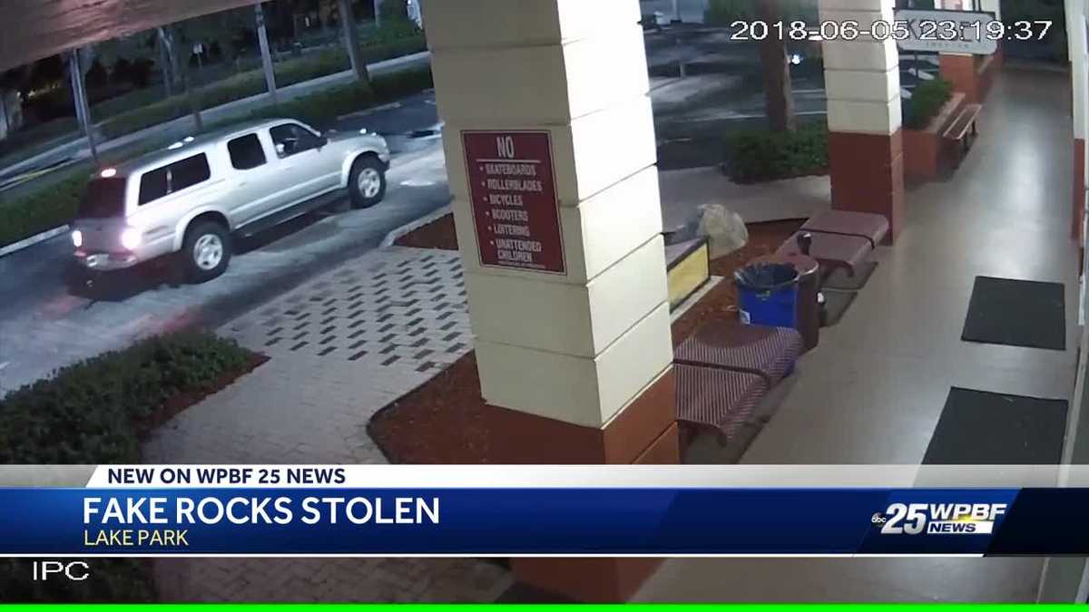Man seen stealing fake rocks from theatre