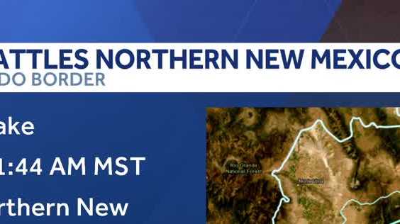Magnitude 4.0 earthquake hits northern New Mexico