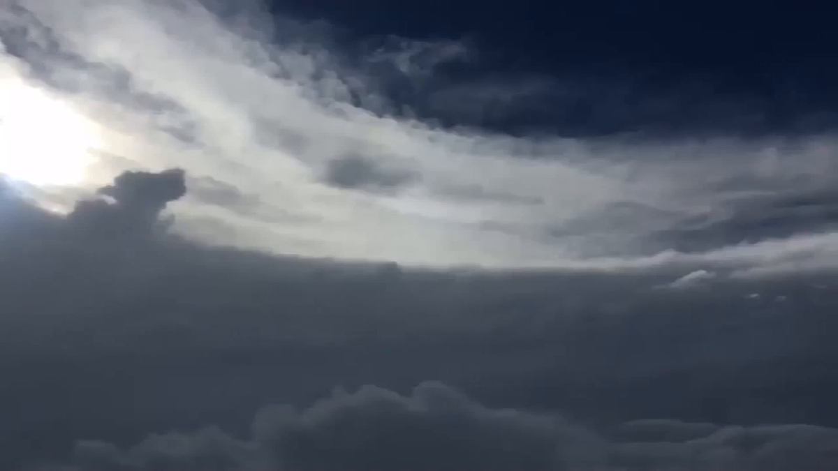 Eye of the storm: 'Hurricane Hunters' fly through the center of Harvey