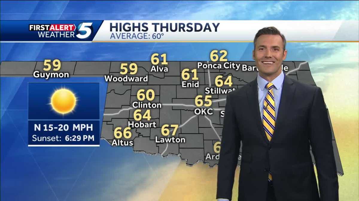 FORECAST: Sunny today, a little breezy