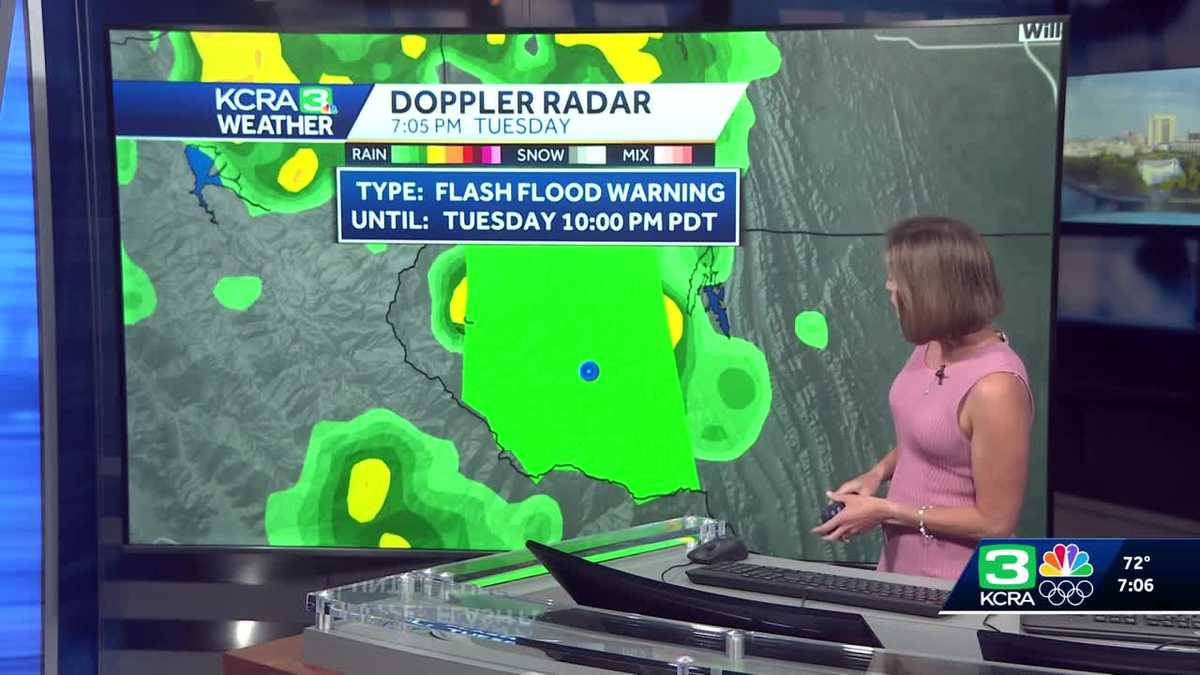 Flash flood warning issued for Colusa County, NWS says