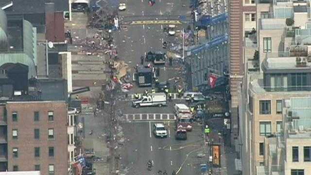 Explosions erupt at Marathon finish line