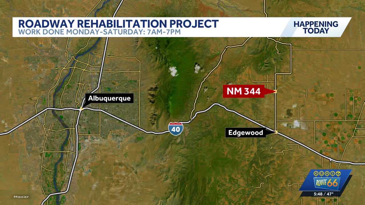 Road rehabilitation project begins Friday in Edgewood