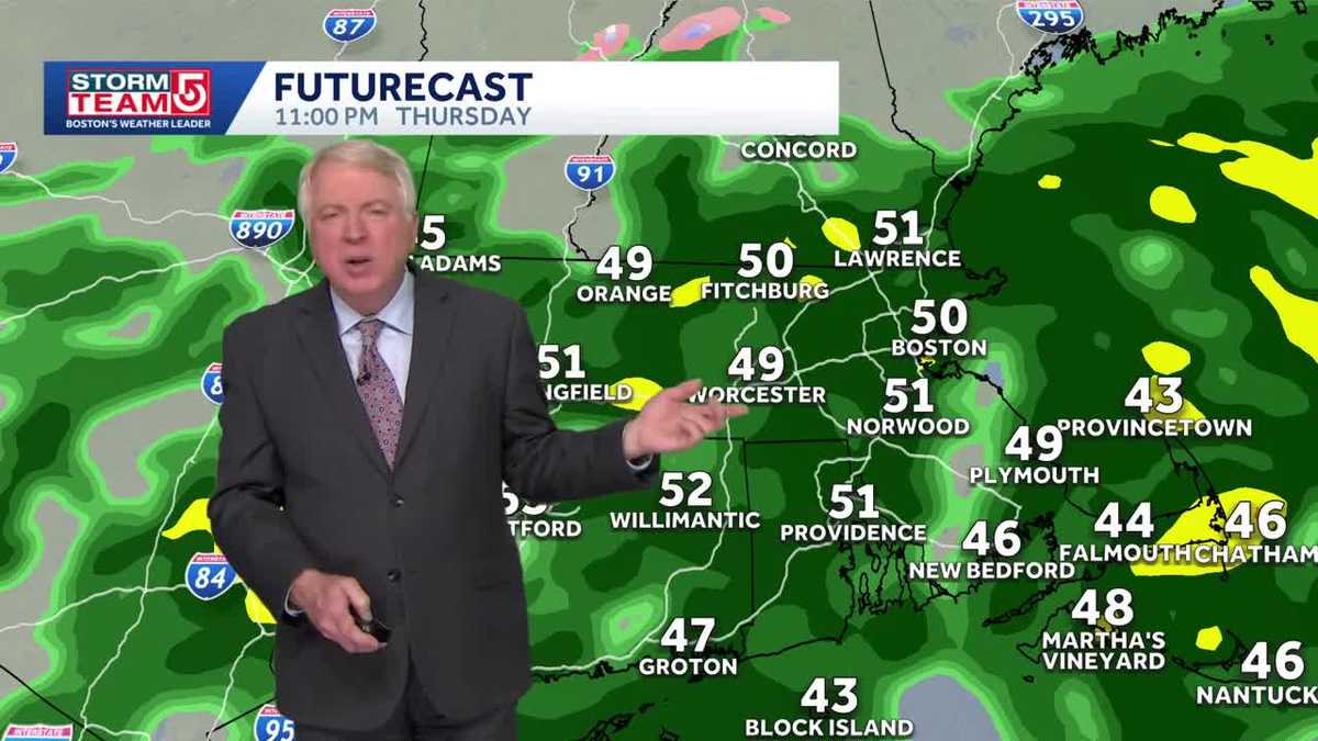 Morning showers Thursday, heavier on Friday