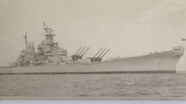 iowans celebrate uss iowa birthday with service award