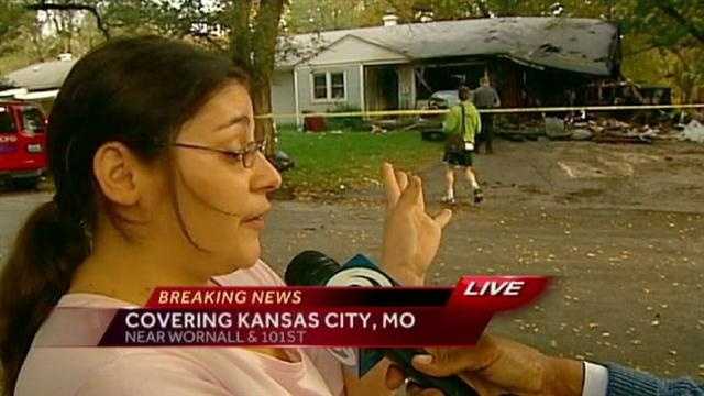 Woman describes scene after car crashes into house