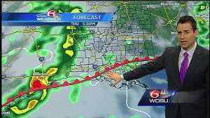 Thursday evening: Heavy, flooding rain possible