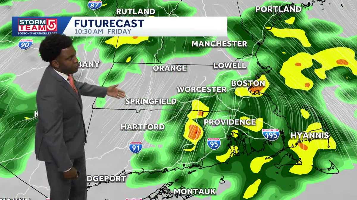 Video: Friday brings rain and strong winds - WCVB