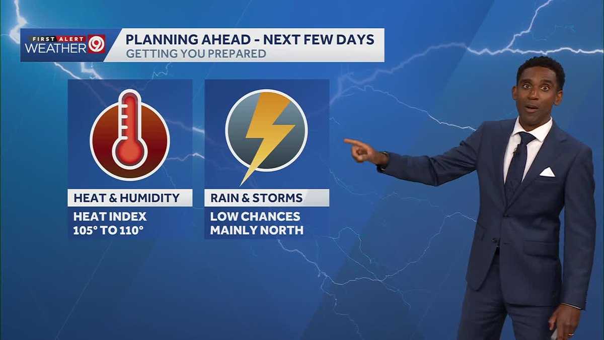 Kansas City heat index nears 110 again Thursday, storms chances north