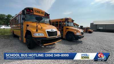 Jefferson Parish Schools school bus hotlinewdsu