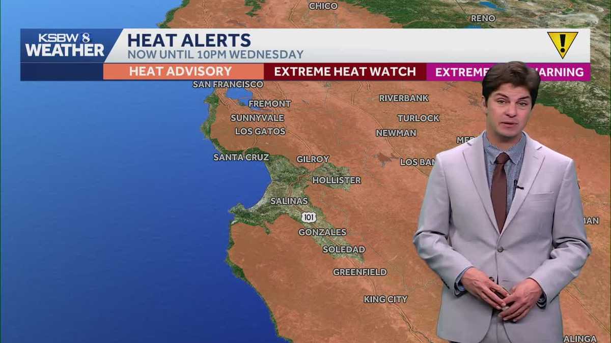 October heat wave continues, but cooler weather is finally in sight - KSBW