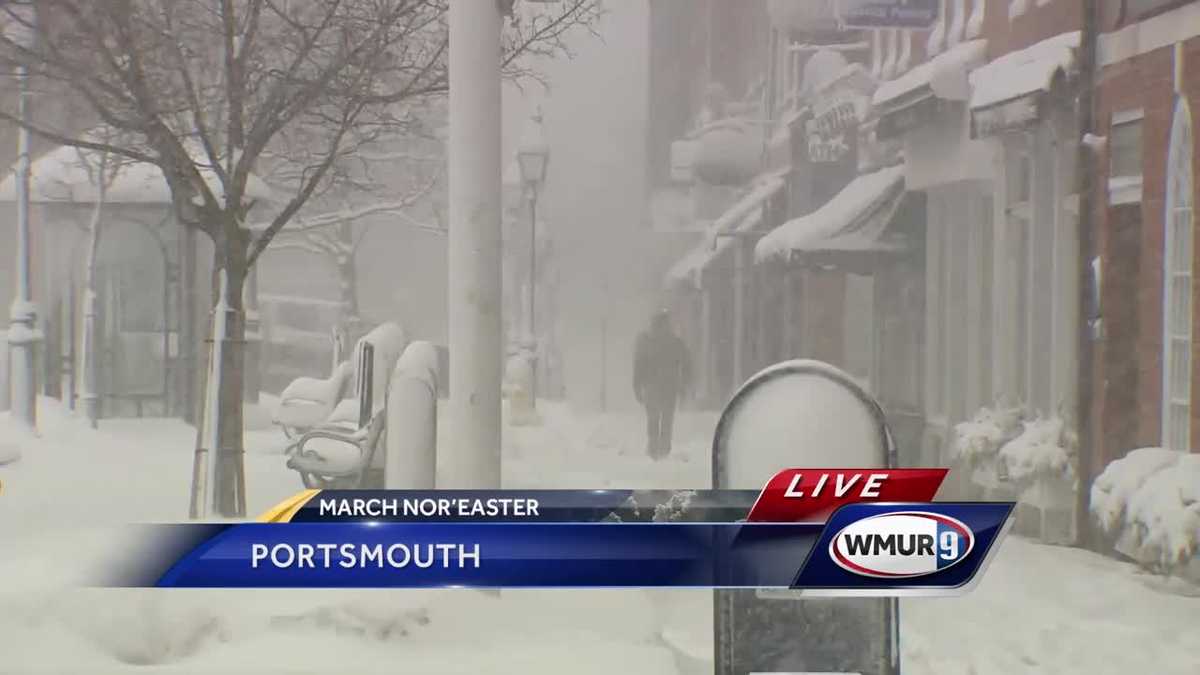 Portsmouth seeing heavy snowfall