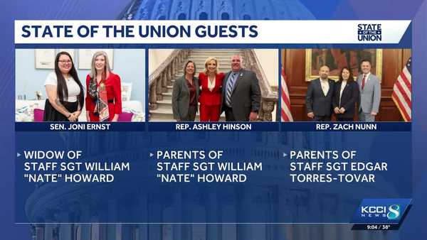 Iowans attend State of the Union address