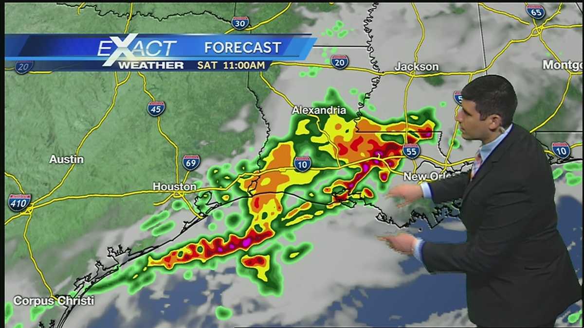 Mostly Cloudy With Scattered Storms