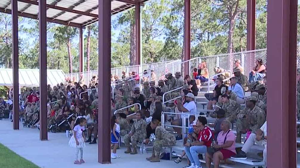 Atlanta Falcons legends bring football and appreciation to Fort Stewart during Freedom 250 tour