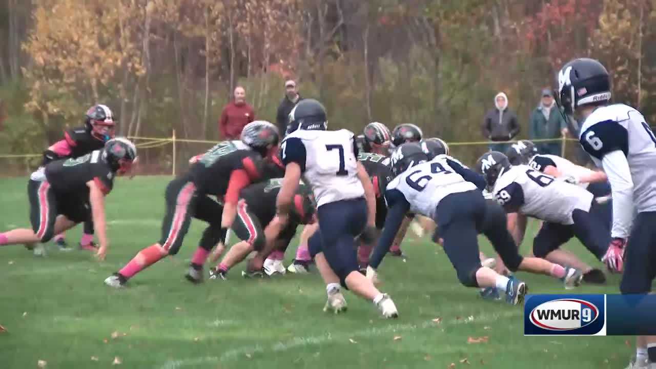 Milford Football Beats Hillsboro-Deering Hopkinton