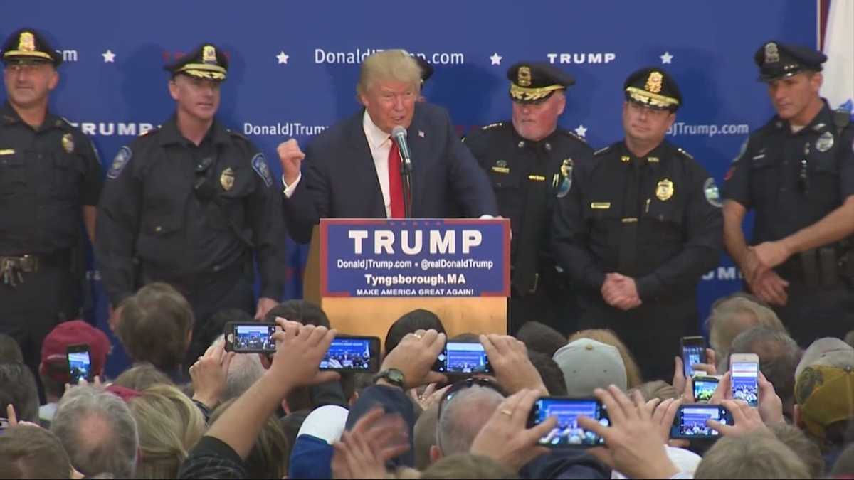 Thousands attend Trump rally in Tyngsborough