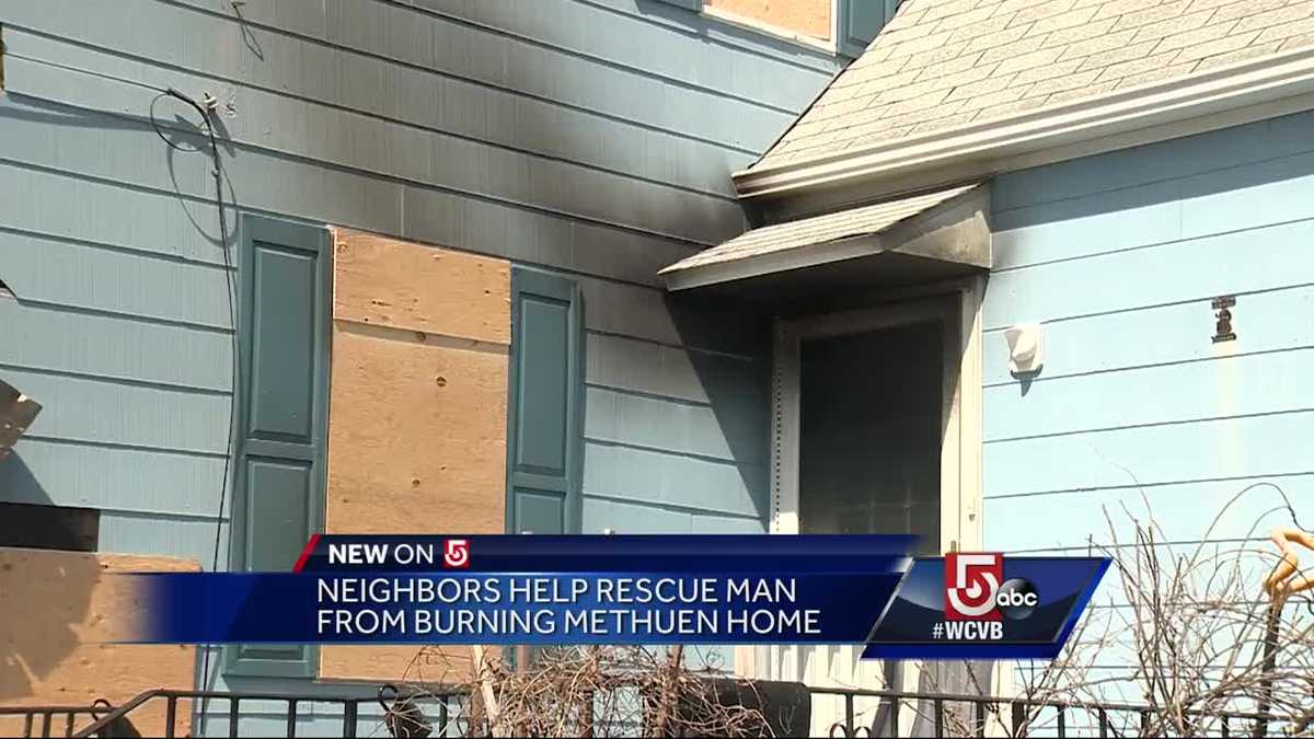 Neighbor rescues 94-year-old man from burning home