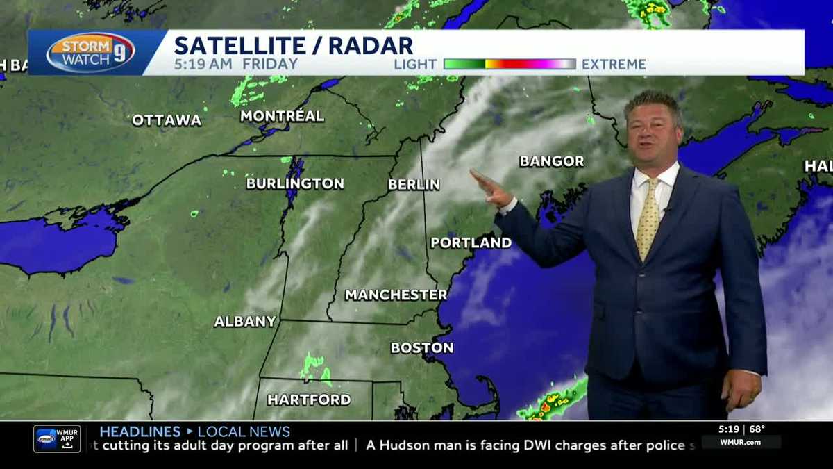  Partial sunshine with a chance of lingering showers and storms
